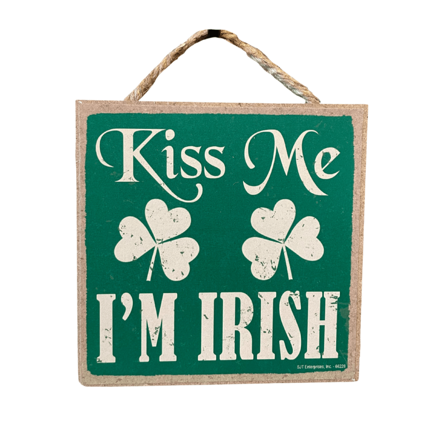 Kiss Me I'm Irish 5x5 Sign - The Celtic Gift Store - Decor