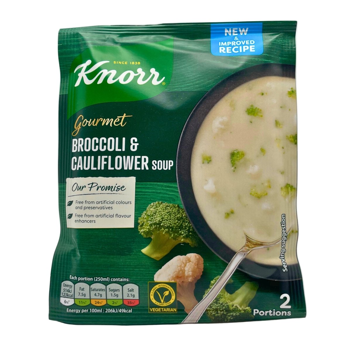 Knorr Gourmet Broccoli and Cauliflower Soup Mix - The Celtic Gift Store - Food