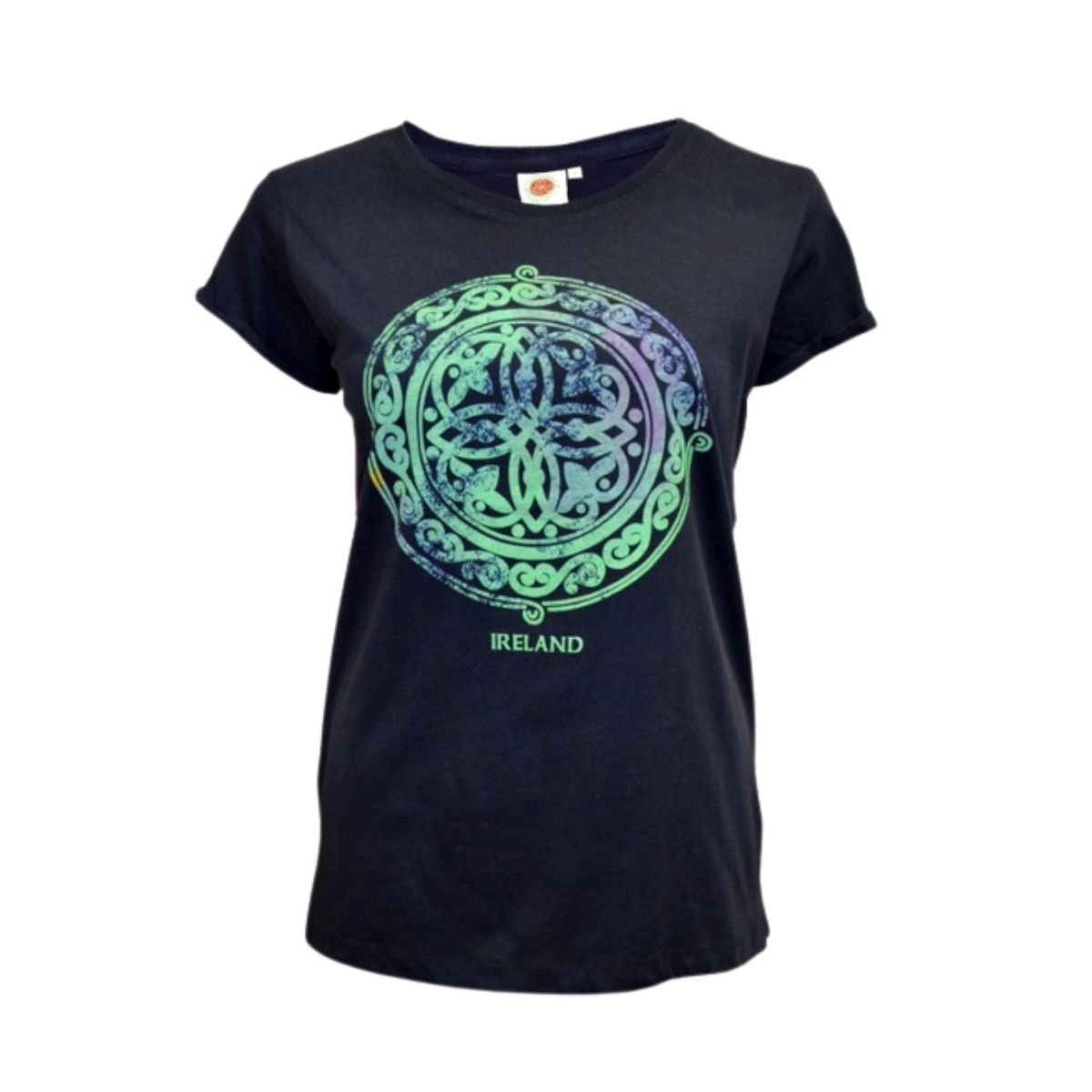 Ladies Green and Purple Celtic Knot T-Shirt