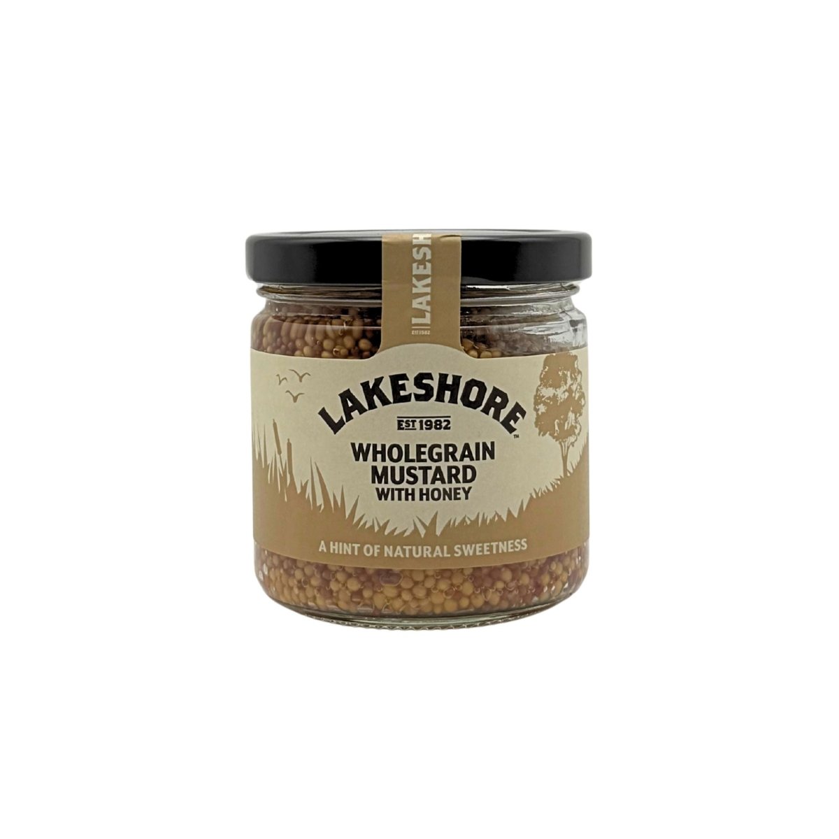 Lakeshore Wholegrain Mustard with Honey - 205g