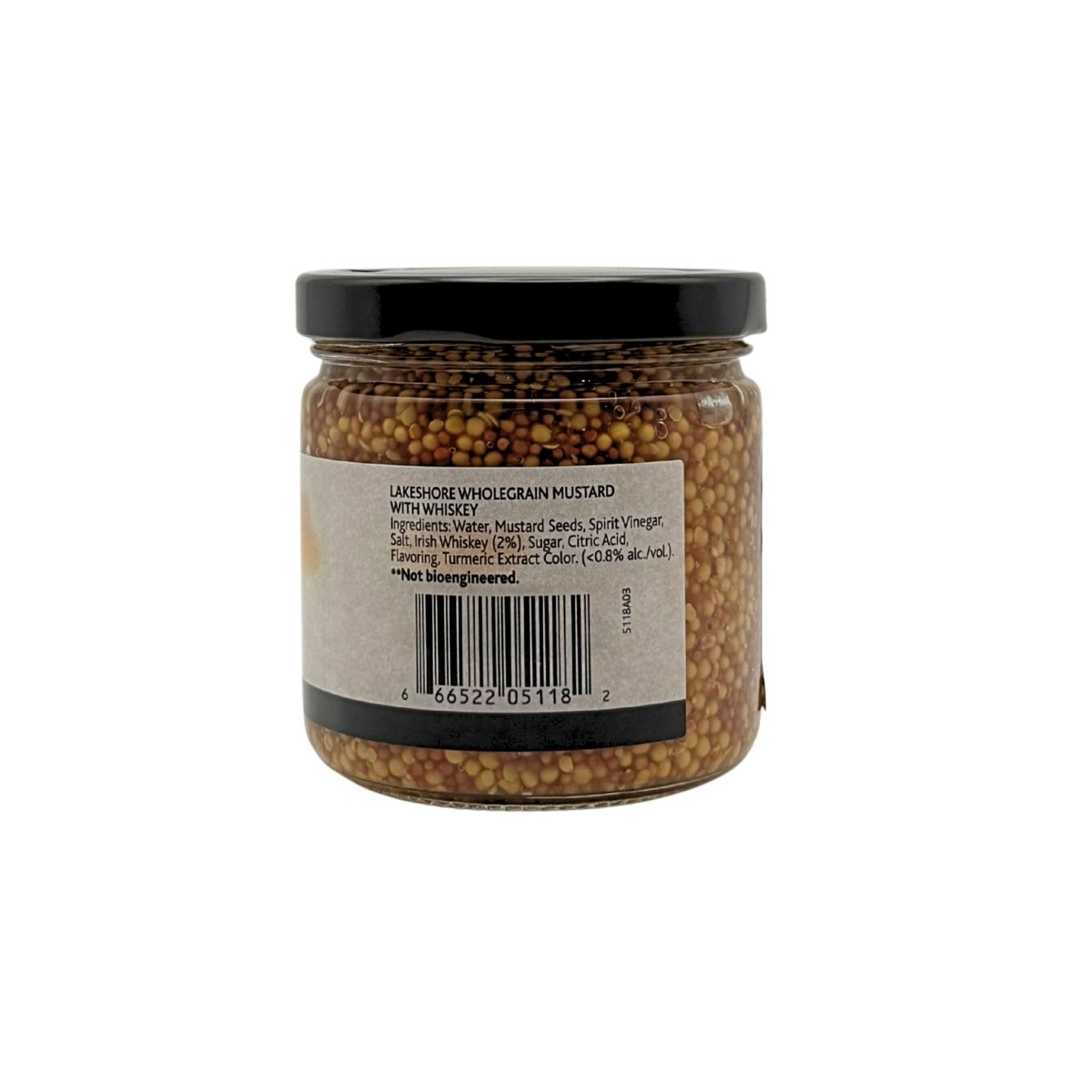Lakeshore Wholegrain Mustard with Whiskey - 205g