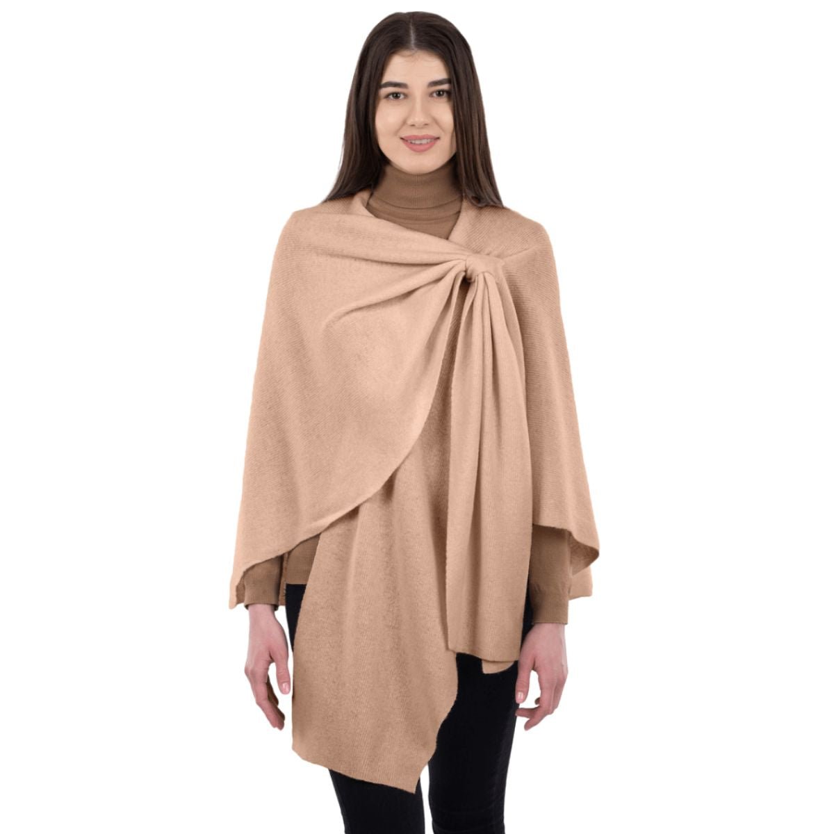 Lambswool Draped Shawl