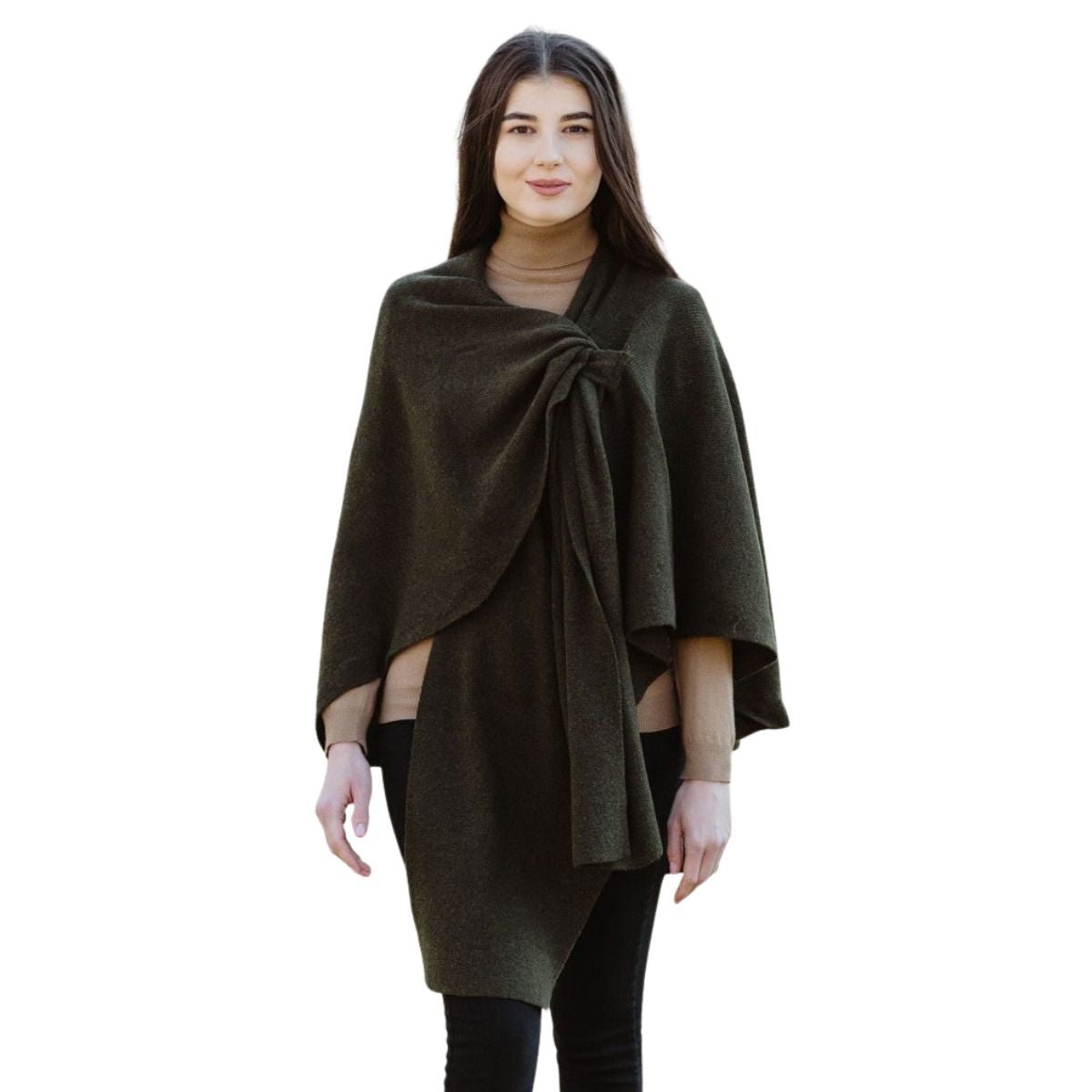 Lambswool Draped Shawl