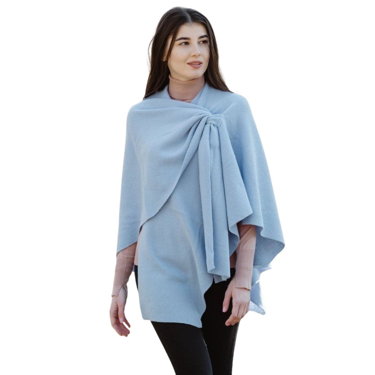 Lambswool Draped Shawl