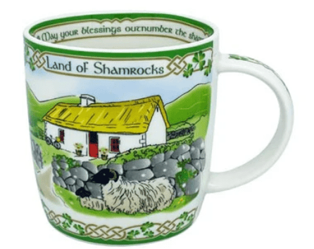 Land of Shamrocks Cottage Blessing Mug - The Celtic Gift Store - Drinkware