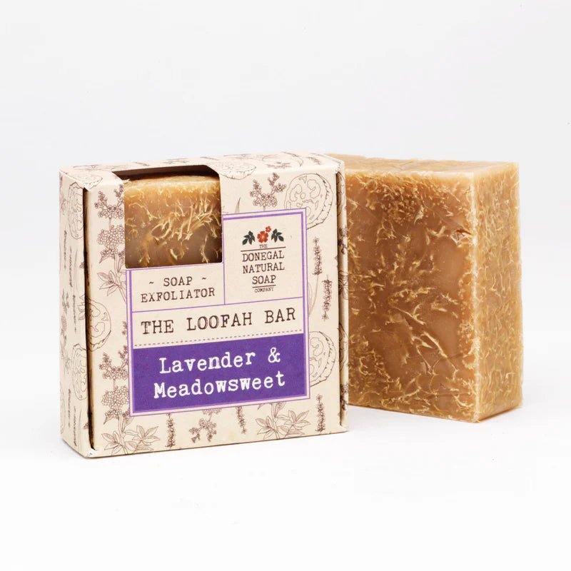 Lavender & Meadowsweet Irish Handmade Loofa Bar - The Celtic Gift Store - Beauty and Wellness