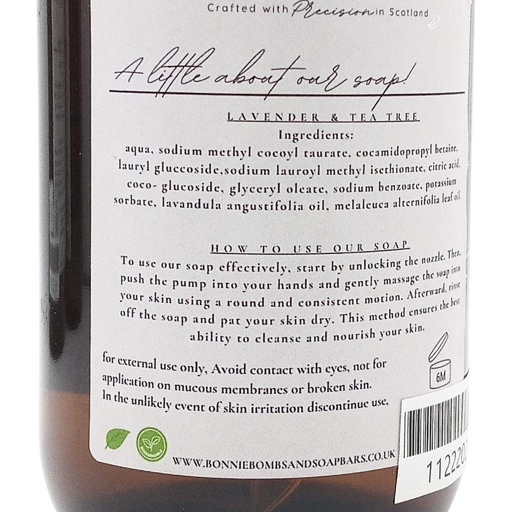 Lavender Tea Tree Liquid Hand Soap