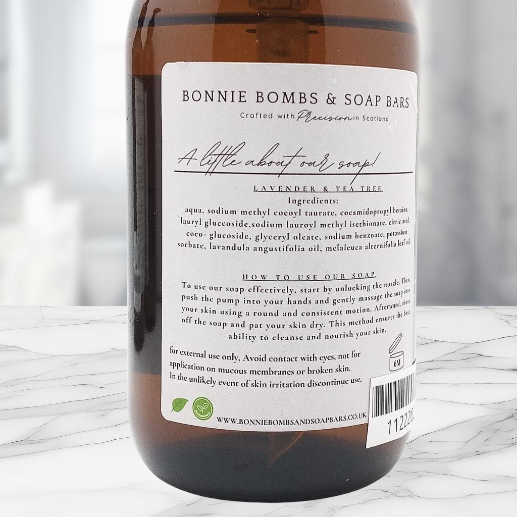 Lavender Tea Tree Liquid Hand Soap