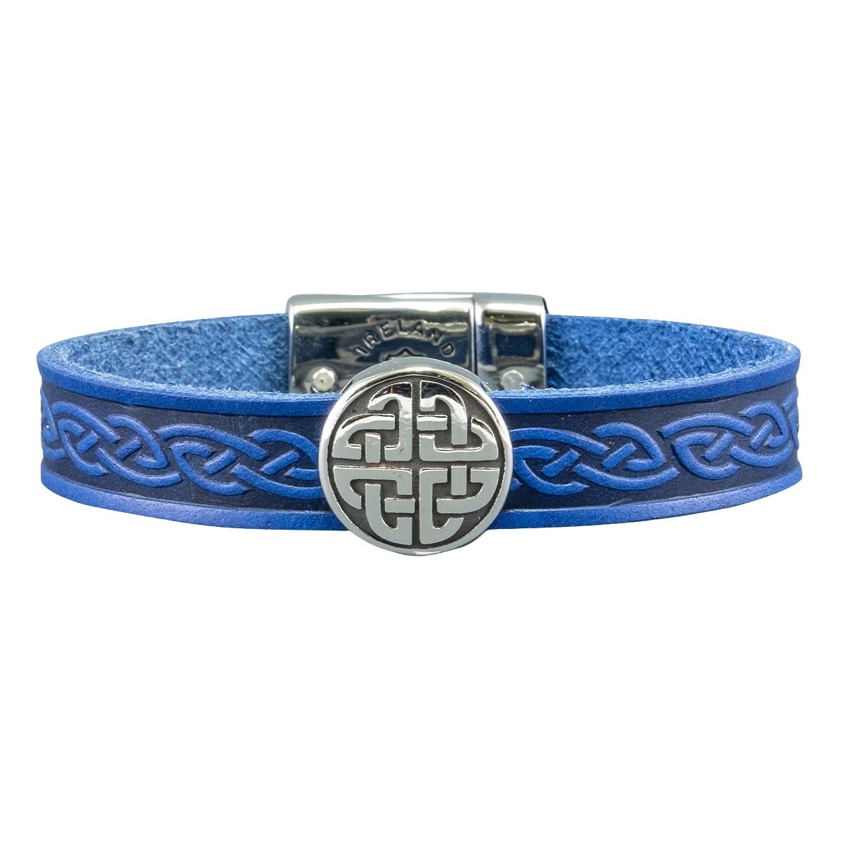 Lee River Celtic Knot Leather Cuff Bracelet