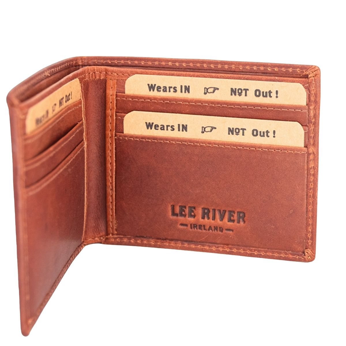 Lee River Cuchulainn Bi - Fold Leather Wallet