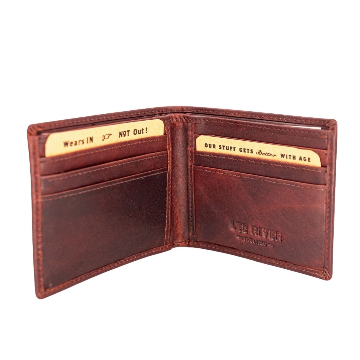 Lee River Cuchulainn Bi - Fold Leather Wallet