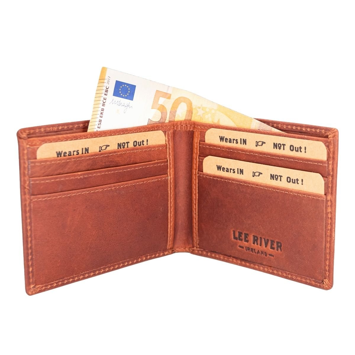 Lee River Cuchulainn Bi - Fold Leather Wallet