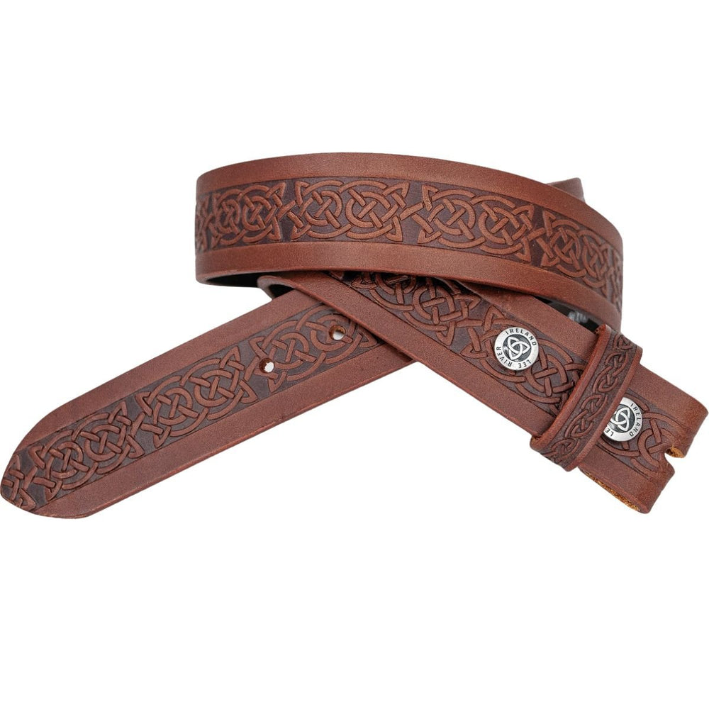 Setanta Celtic Belt | Irish Leather – The Celtic Gift Store display picture 1