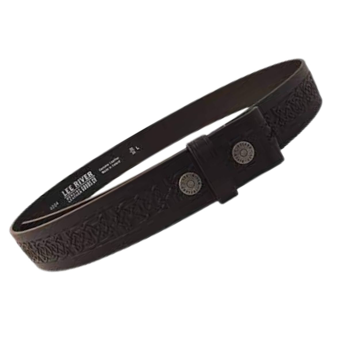 Lee River Leather Setanta Celtic Knot Belt