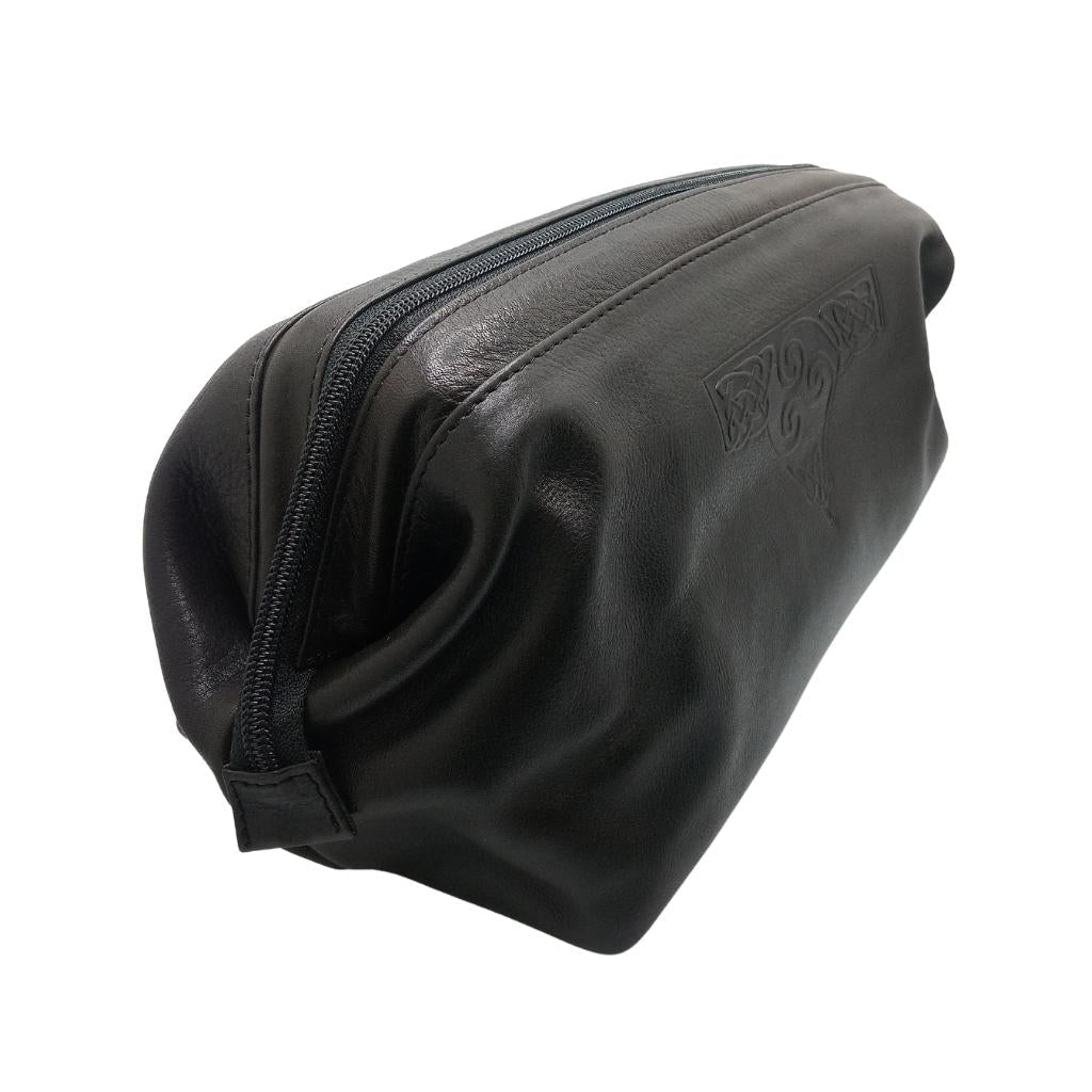 Lee River Leather Wash Bag