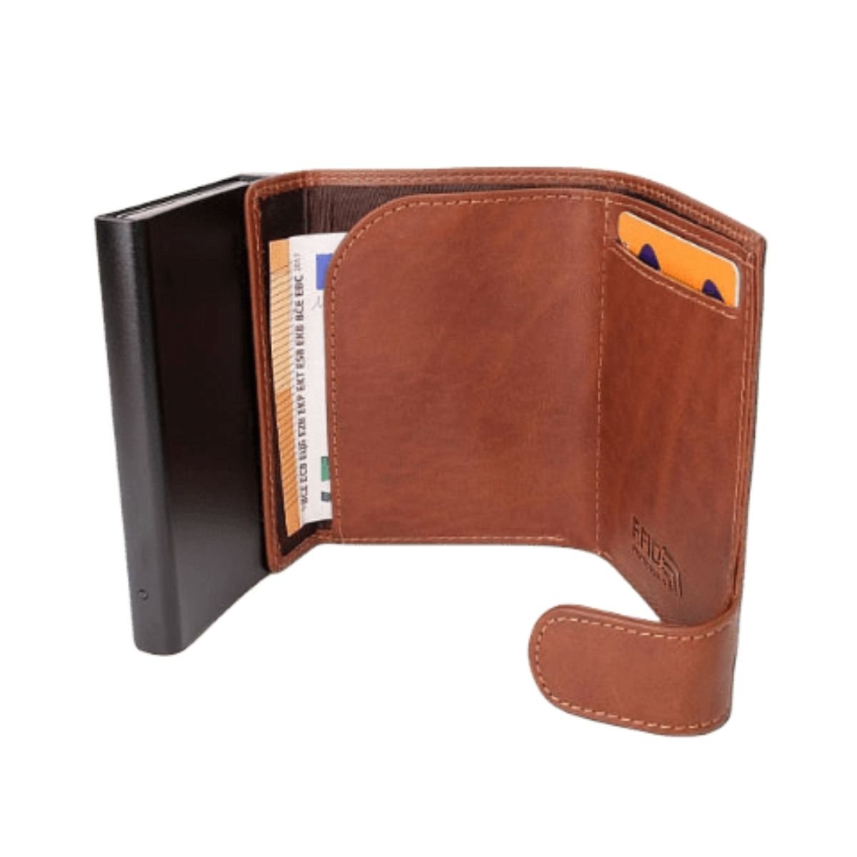 Lee River Rfid Protected Pop - Up Leather Celtic Knot Wallet