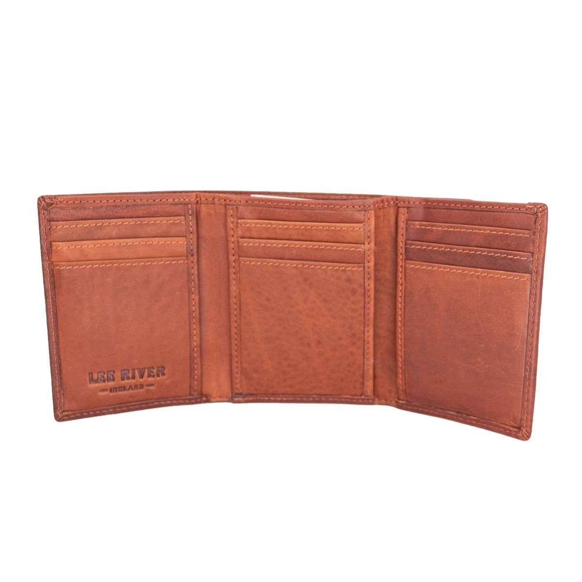 Lee River Sean Leather Tri - Fold Wallet