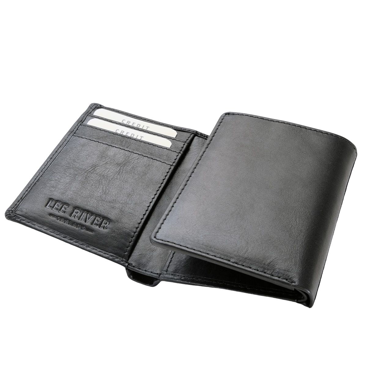 Lee River Sean Leather Tri - Fold Wallet