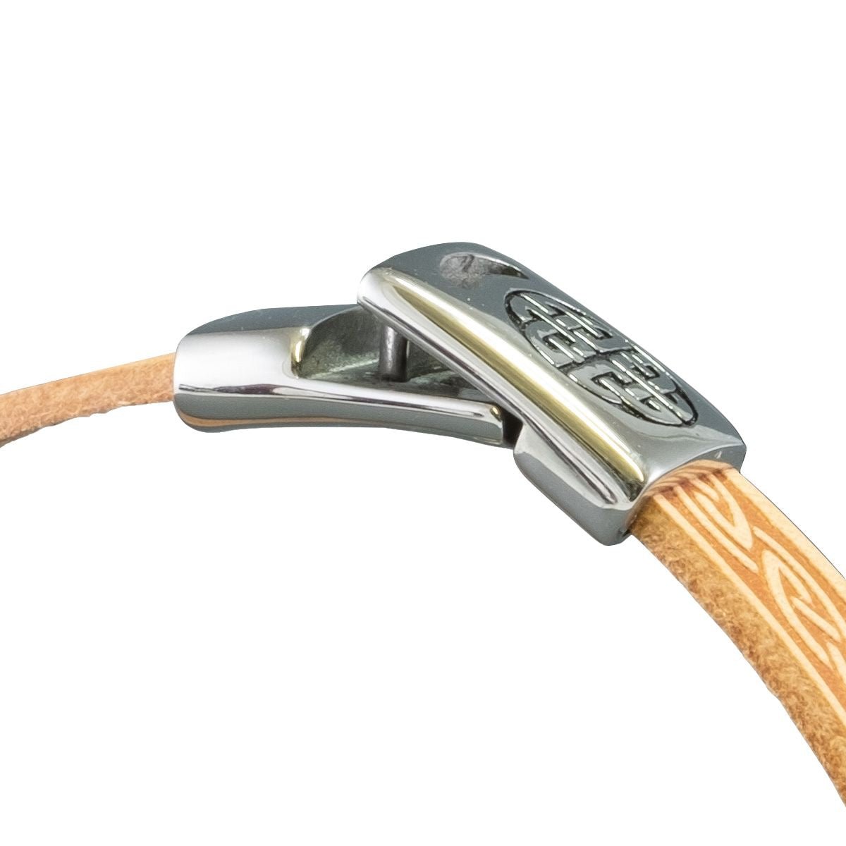 Lee River Triskele Leather Cuff Bracelet