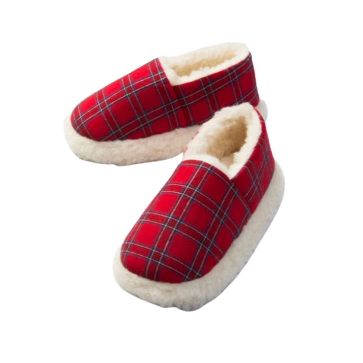 Lee Valley Red Tartan Slippers - The Celtic Gift Store - Shoes - Gift and Home