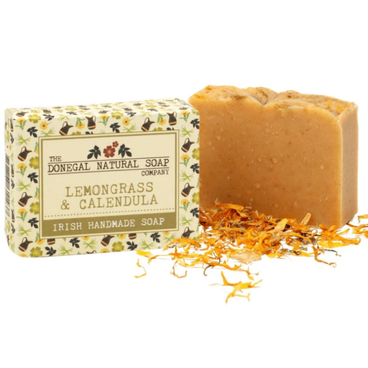Lemongrass and Calendula Irish Handmade Soap - The Celtic Gift Store - Wellbeing - Soap