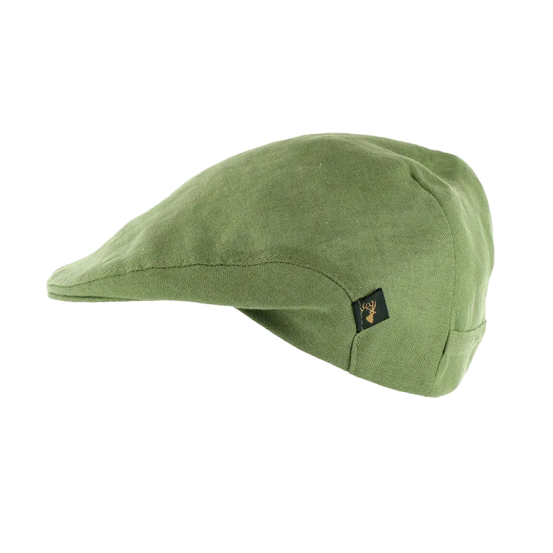 Light Green Mucros Weavers Linen Cap - The Celtic Gift Store - Hats