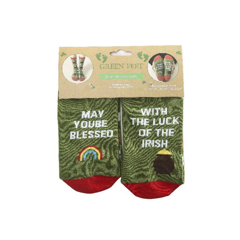 Luck of The Irish Novelty Socks - The Celtic Gift Store - 