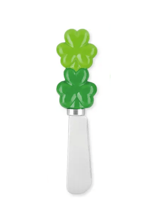 Luck of the Irish Resin Polyresin Cheese Spreader - Shamrock - The Celtic Gift Store - 