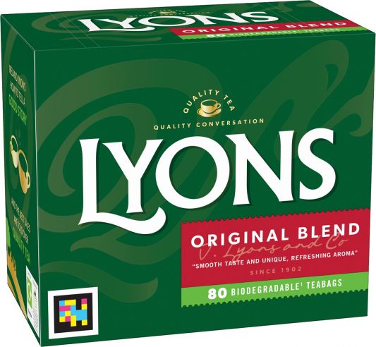 Lyons Tea Original Blend Tea Bags (80 Bags)