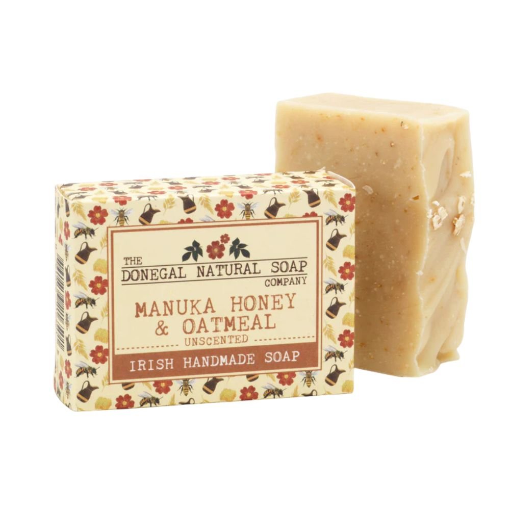 Manuka Honey & Oatmeal Unscented Irish Handmade Soap - The Celtic Gift Store - Beauty and Wellness