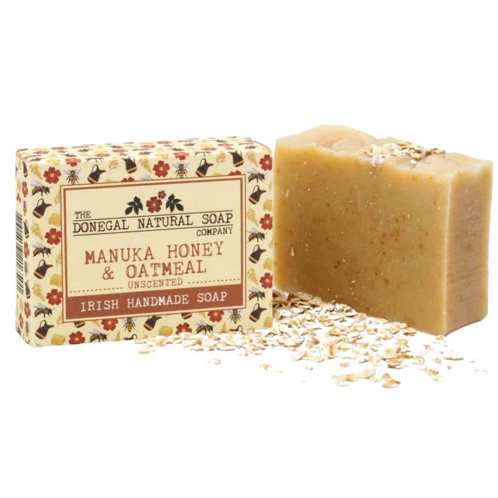 Manuka Honey & Oatmeal Unscented Irish Handmade Soap