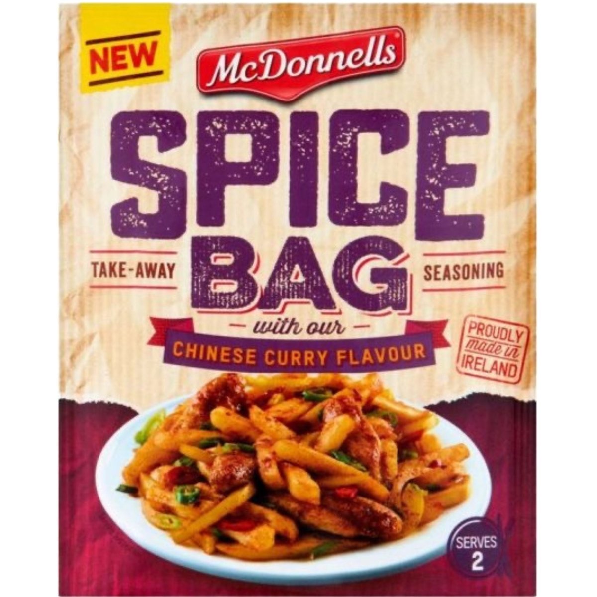 McDonnells Chinese Curry Spice Bag - The Celtic Gift Store - Food