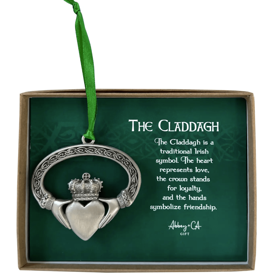 Metal Claddagh Ornament - The Celtic Gift Store - Decor