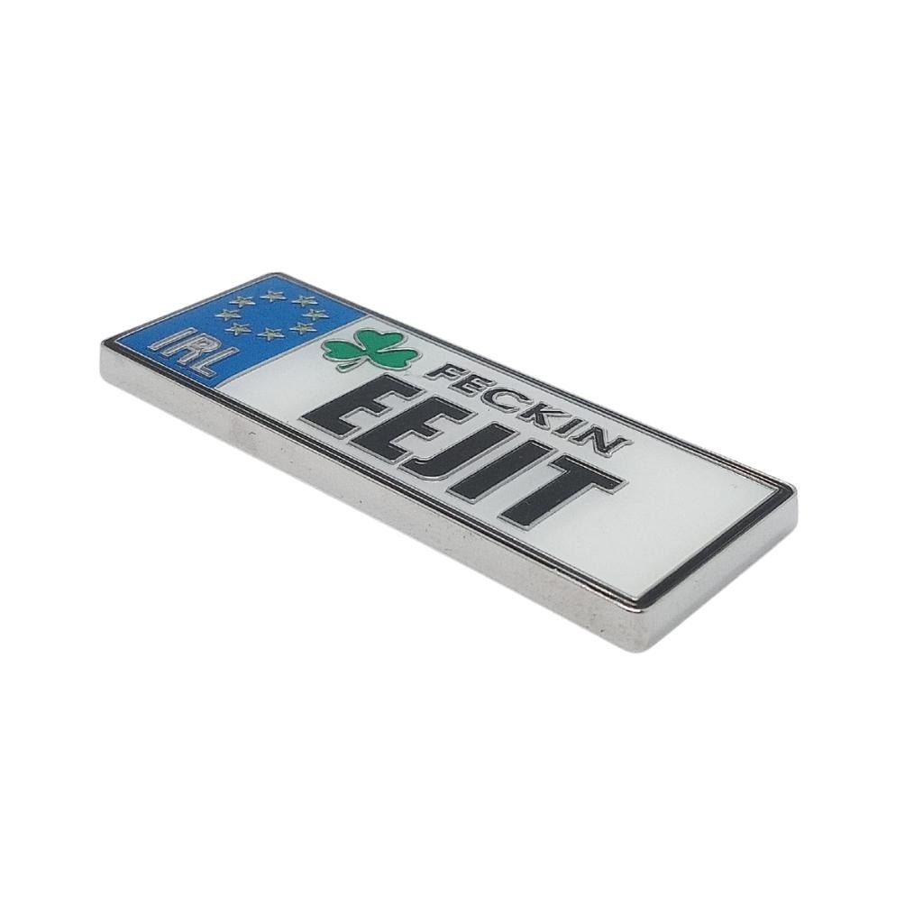 Metal Feckin Eejit Magnet by Irish Decal Products - Gift