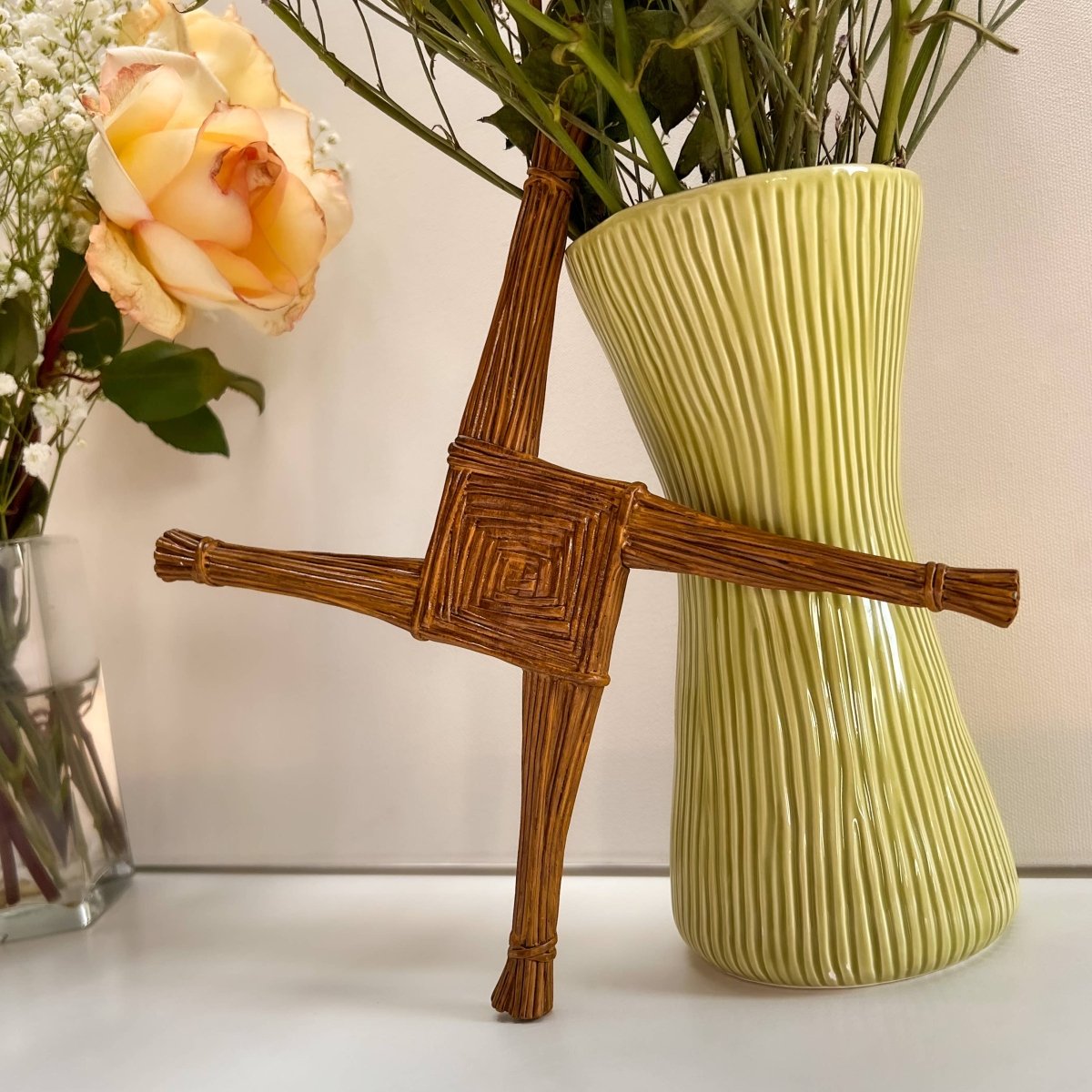 Metal St. Brigid Wall Cross