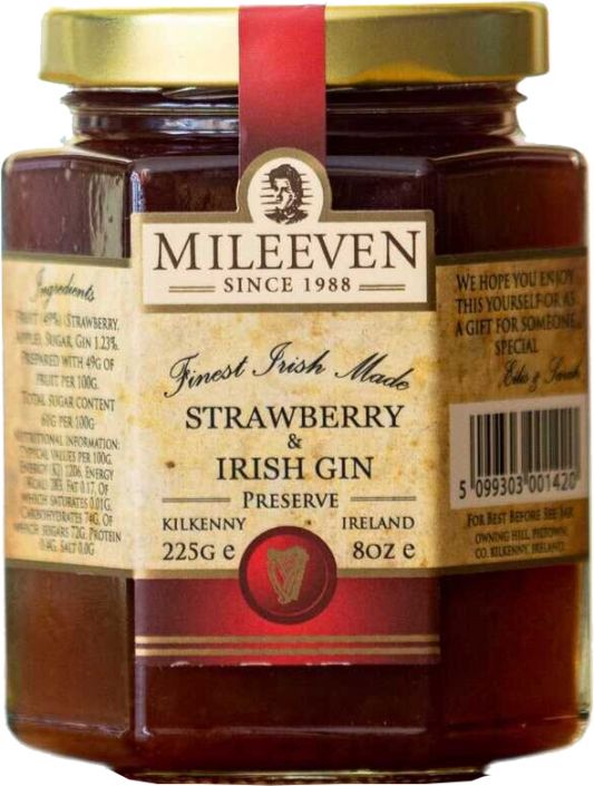 Mileeven Strawberry and Irish Gin Jam