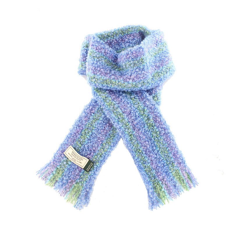 Mucros Mohair Scarf Blue & Pink - The Celtic Gift Store - 