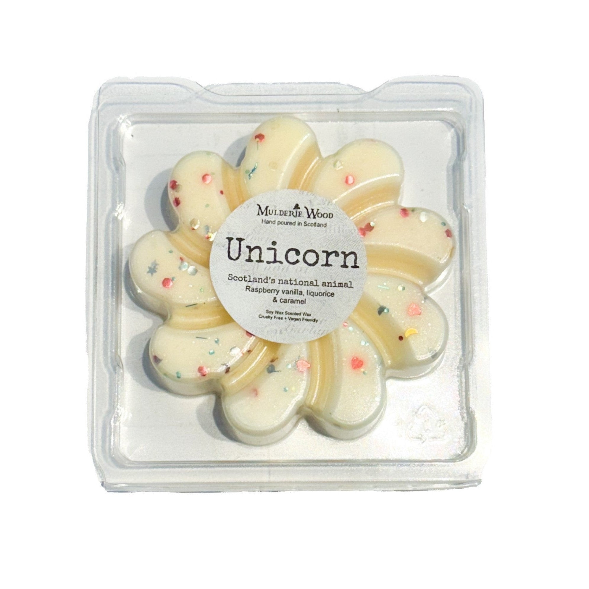 Mulderie Wood Scottish Unicorn Wax Melts - The Celtic Gift Store - Candles, Wax Melts, Incense
