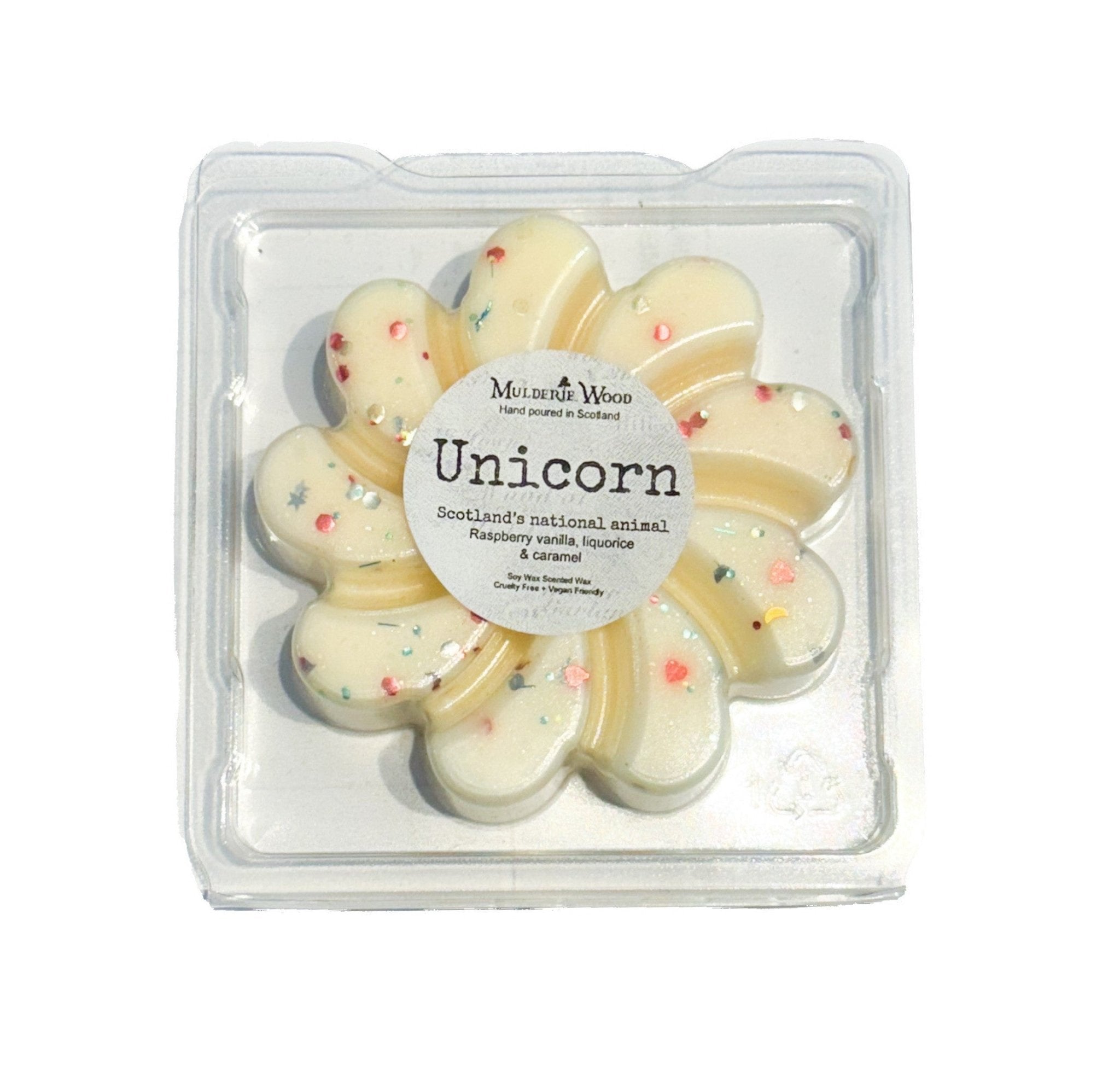 Mulderie Wood Scottish Unicorn Wax Melts - The Celtic Gift Store - Candles, Wax Melts, Incense