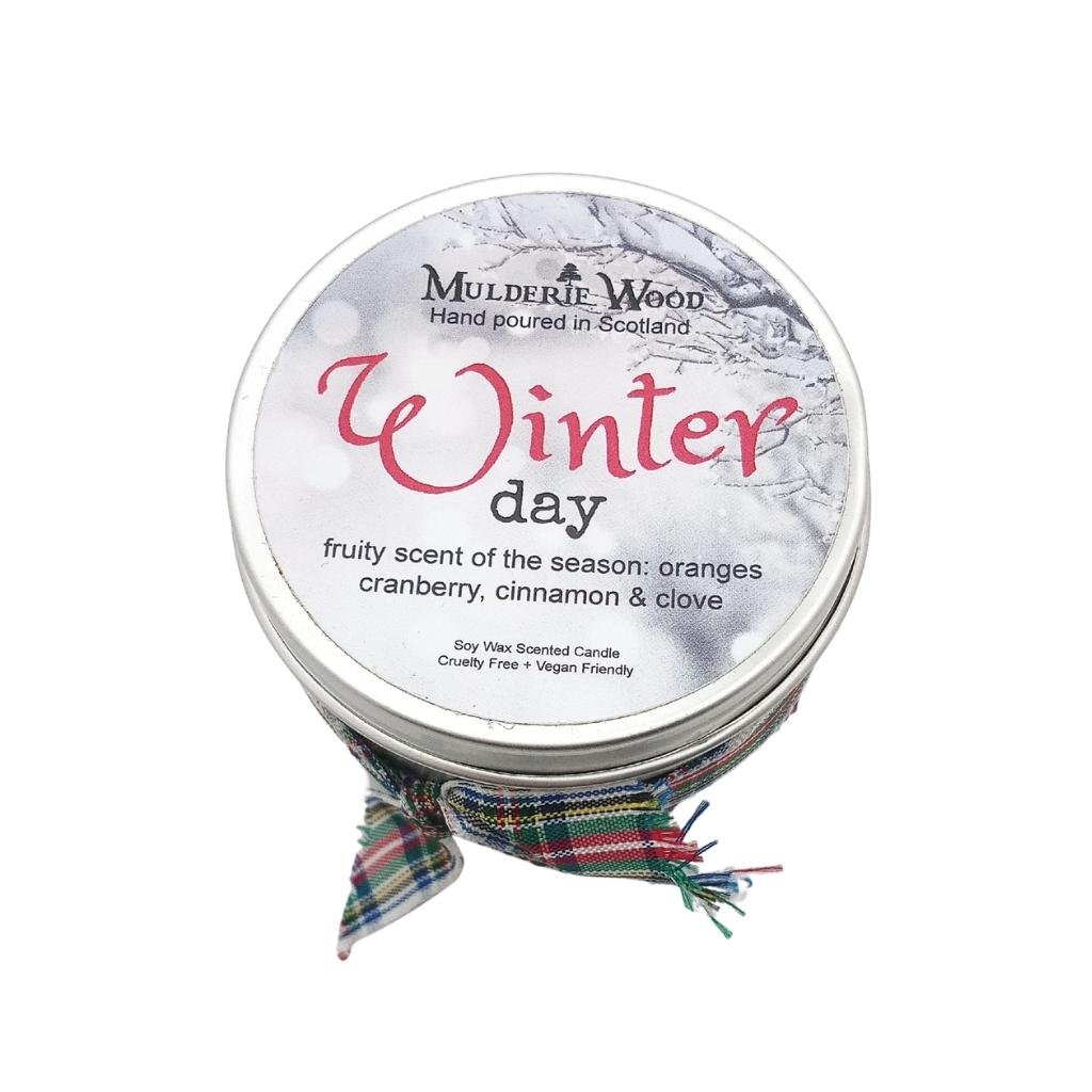 Mulderie Wood Winter Day Candle