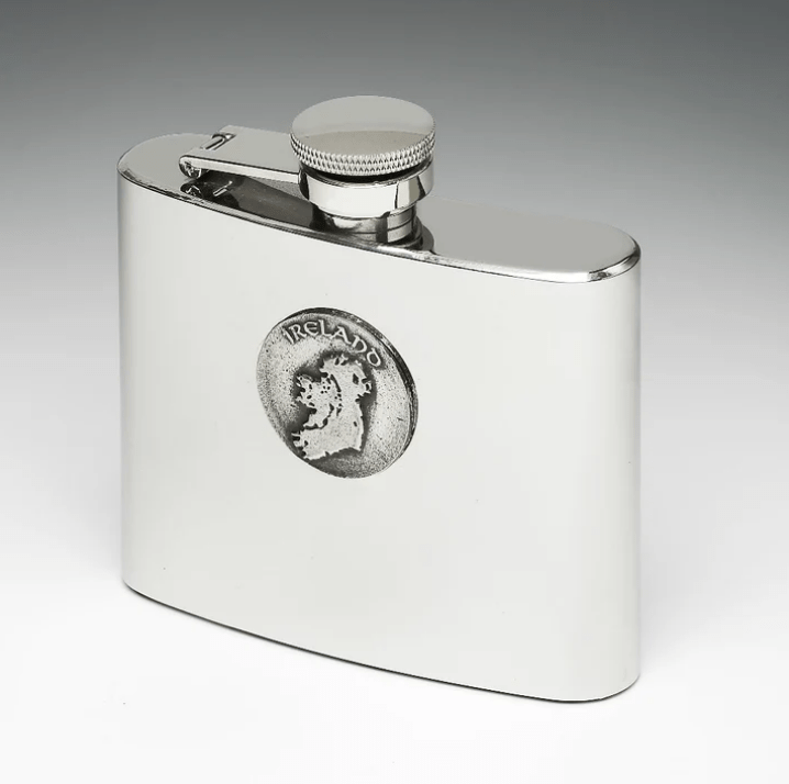 Mullingar Pewter Ireland Hip Flask - The Celtic Gift Store - Drinkware