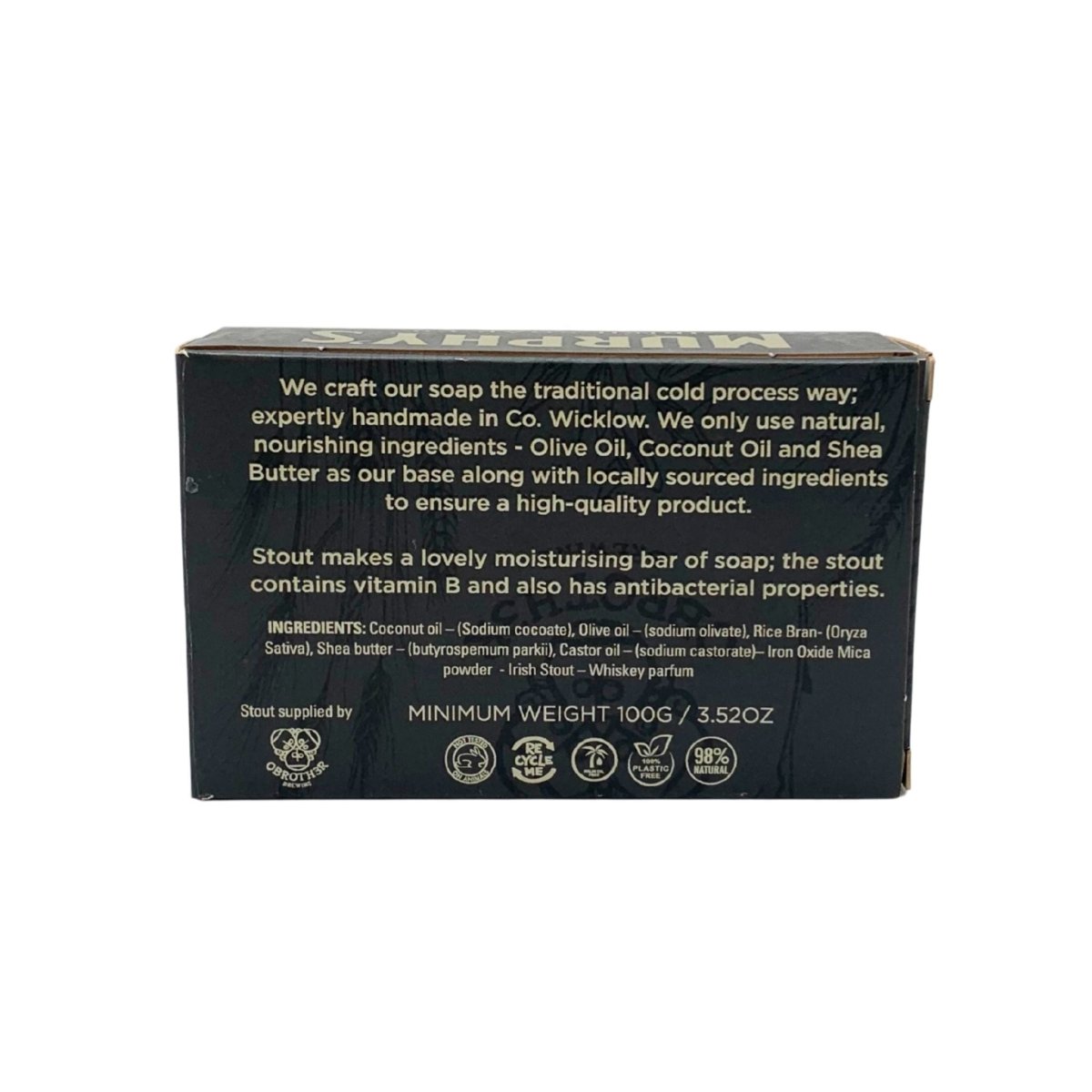 Murphy's Stout and Manly Smell Soap - The Celtic Gift Store - Wellbeing - Soap