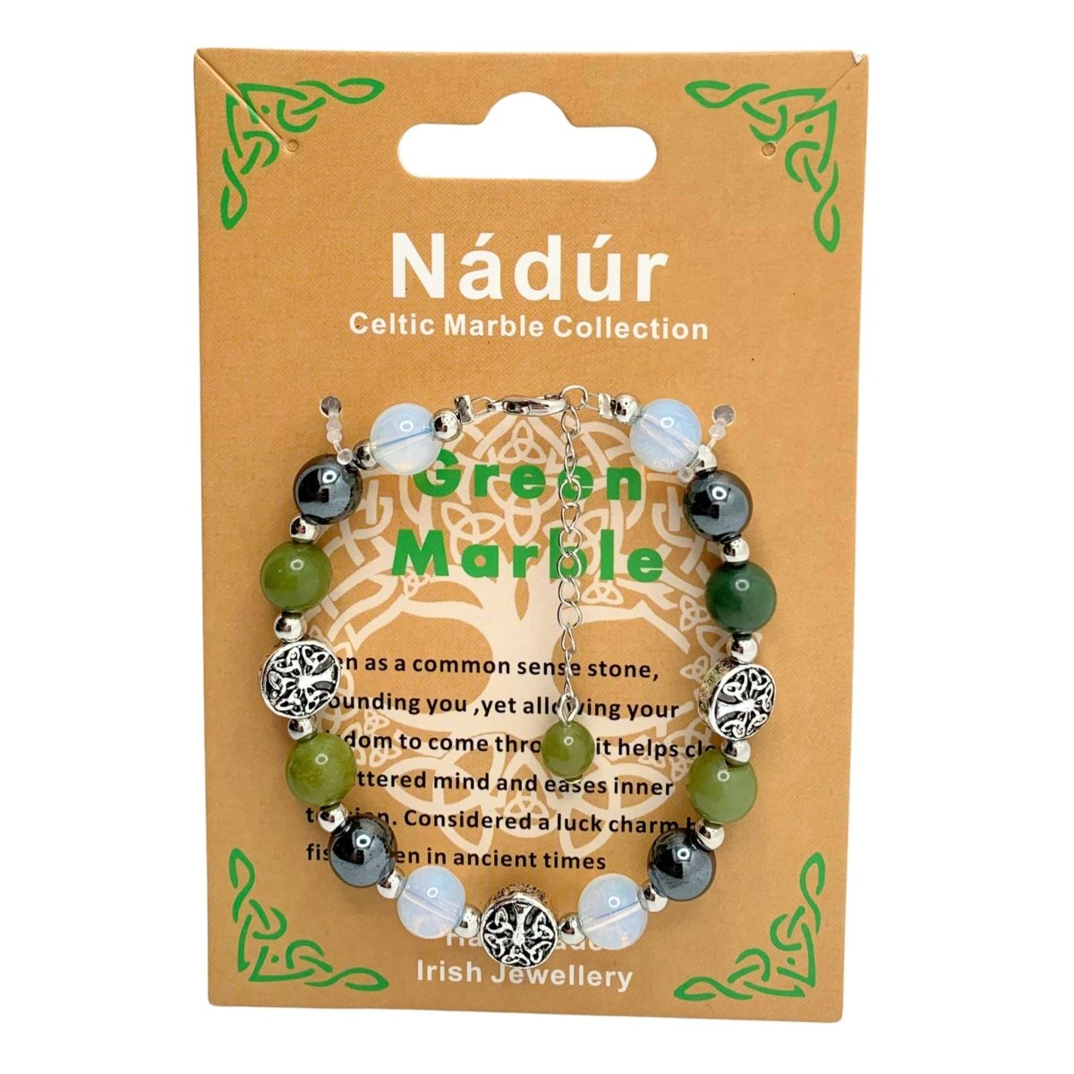 Nadur Celtic Marble Bracelet- Tree of Life - The Celtic Gift Store - Gift - Jewelry