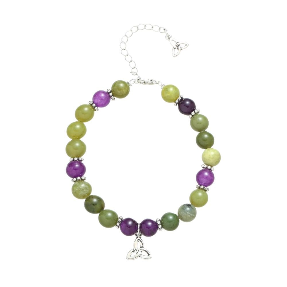 Nadur Celtic Marble Bracelet - Trinity Knot