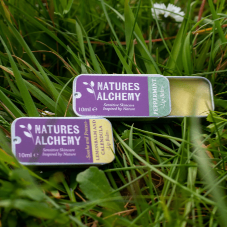 Natures Alchemy Lip Balm - Lemonbalm and Calendula - The Celtic Gift Store - Beauty and Wellness