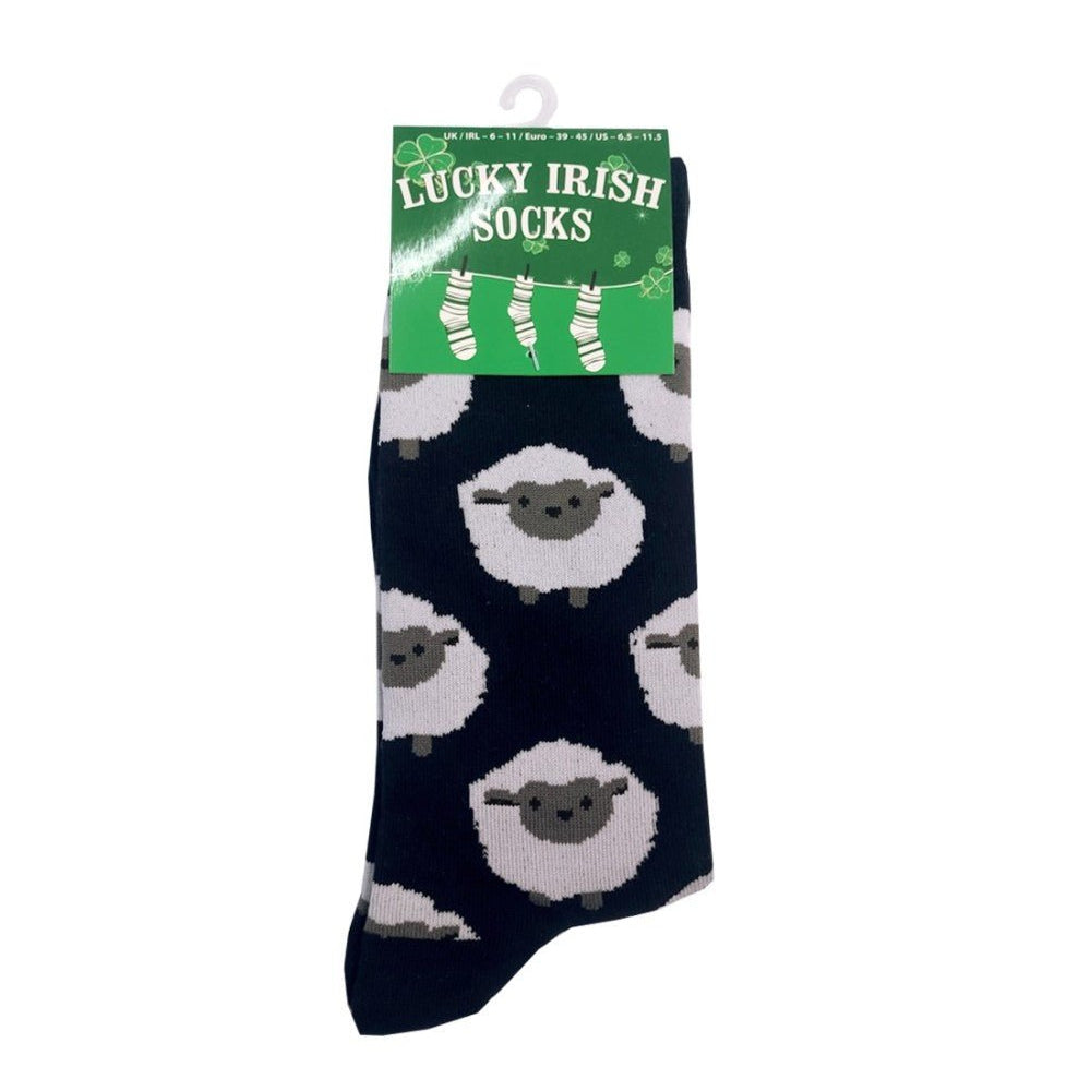 Navy Adult Sheep Socks - The Celtic Gift Store - Socks