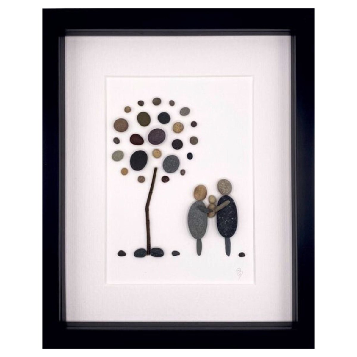 New Arrival Irish Pebble Art - 8"x10" Frame - The Celtic Gift Store - Decor