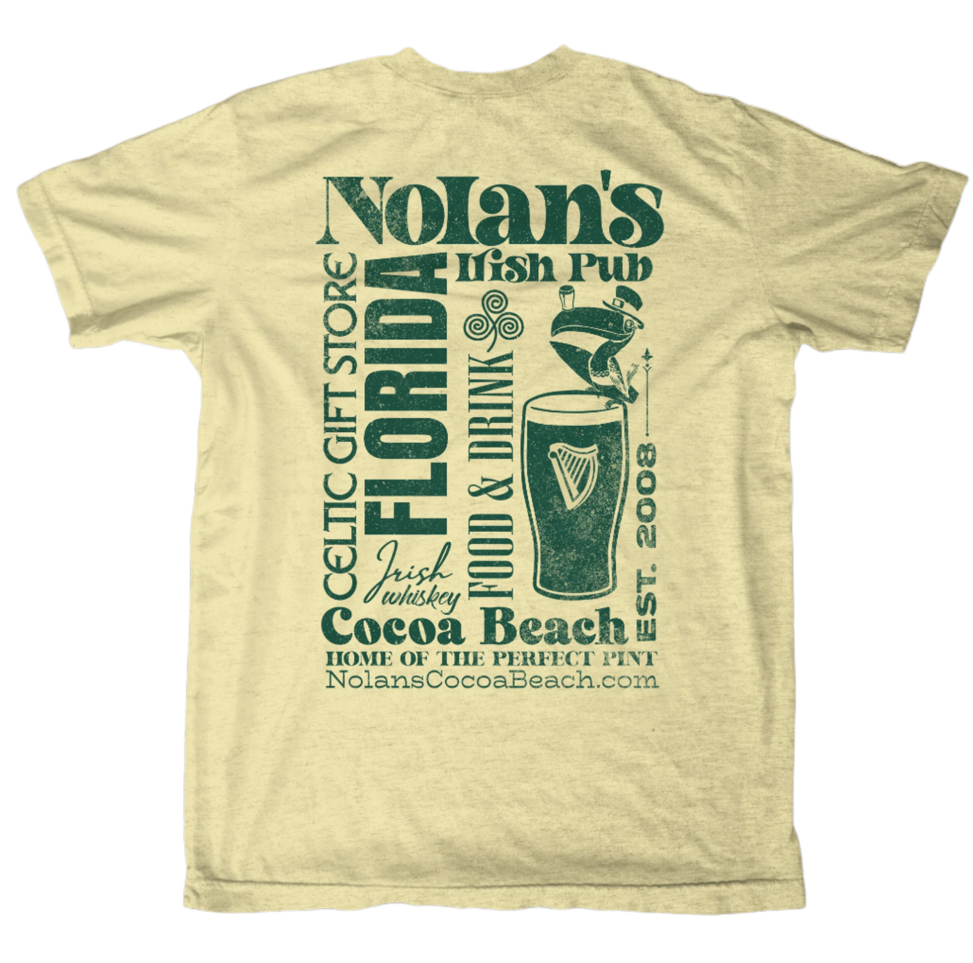 Nolan's 2024 'Home of the Perfect Pint' T-Shirt - The Celtic Gift Store - 