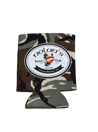 Nolan's Camo Koozie - The Celtic Gift Store - Barware