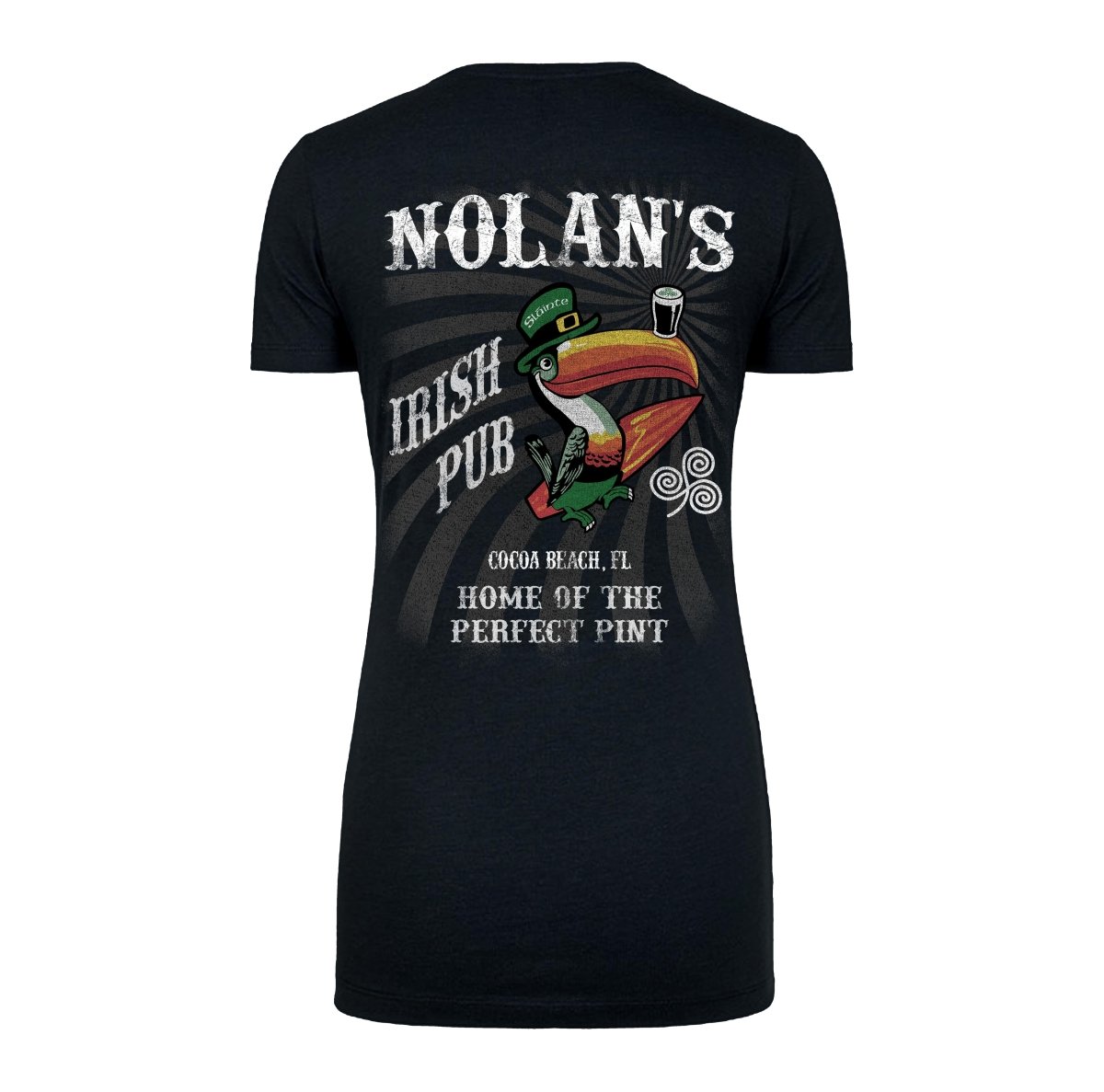 Nolan's Ladies Toucan W/ Background - V Neck